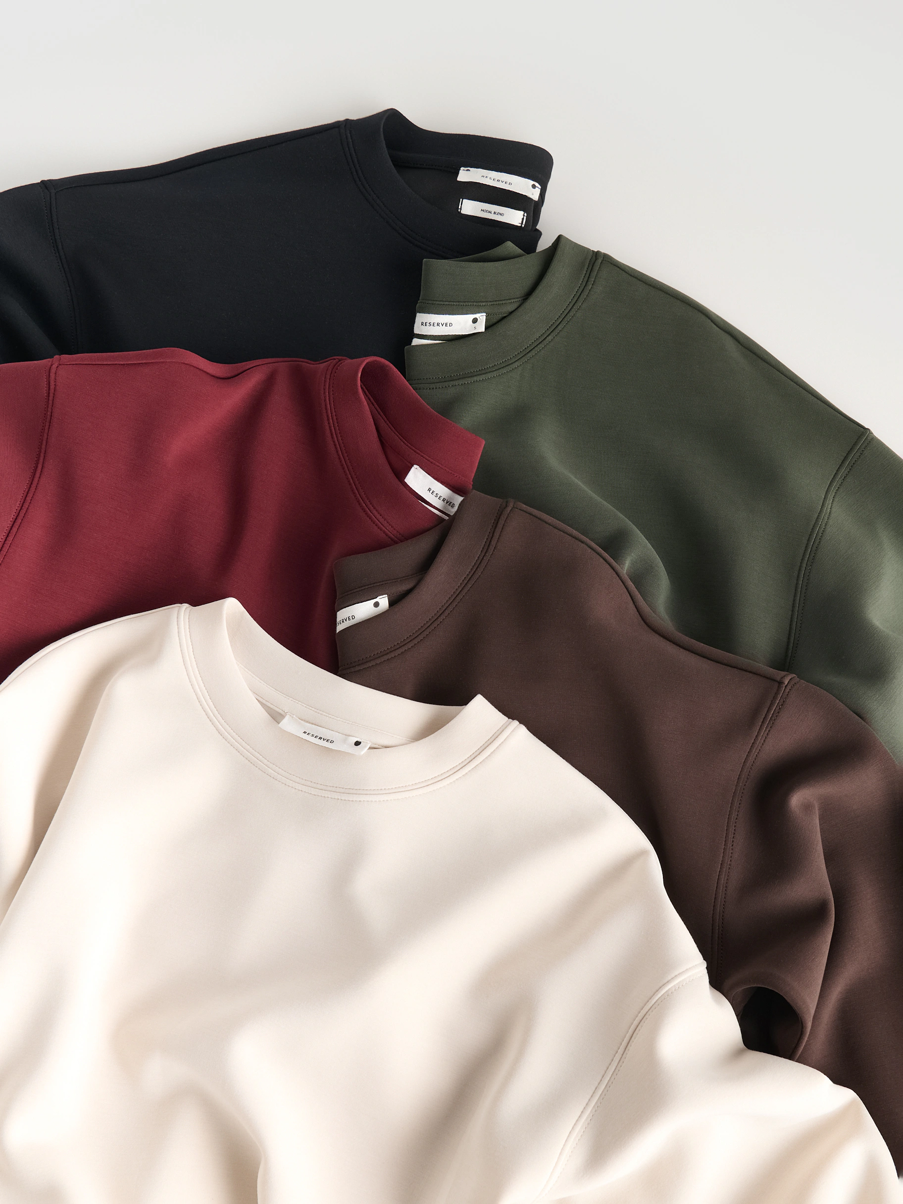 Sweatshirt aus Modalgemisch
