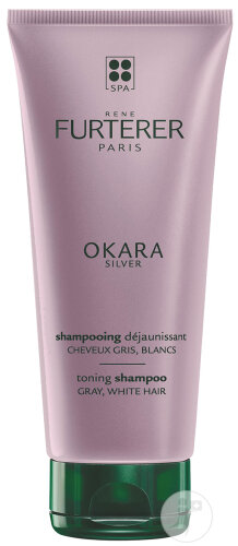 René Furterer Okara Silver Shampoing Déjaunissant Cheveux Gris Et Blancs 200ml