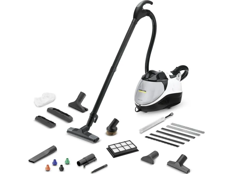 Kärcher SV 7, Cylinderdamp rengøringsmiddel, 0,5 L, Sort, Grå, Hvid, Knapper, Fastgjort, 50 cm