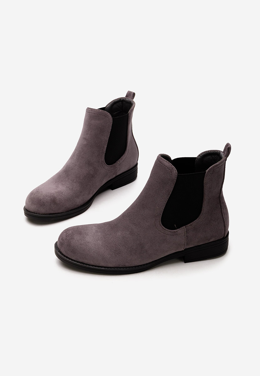 Bottines chelsea femme gris Zelmira