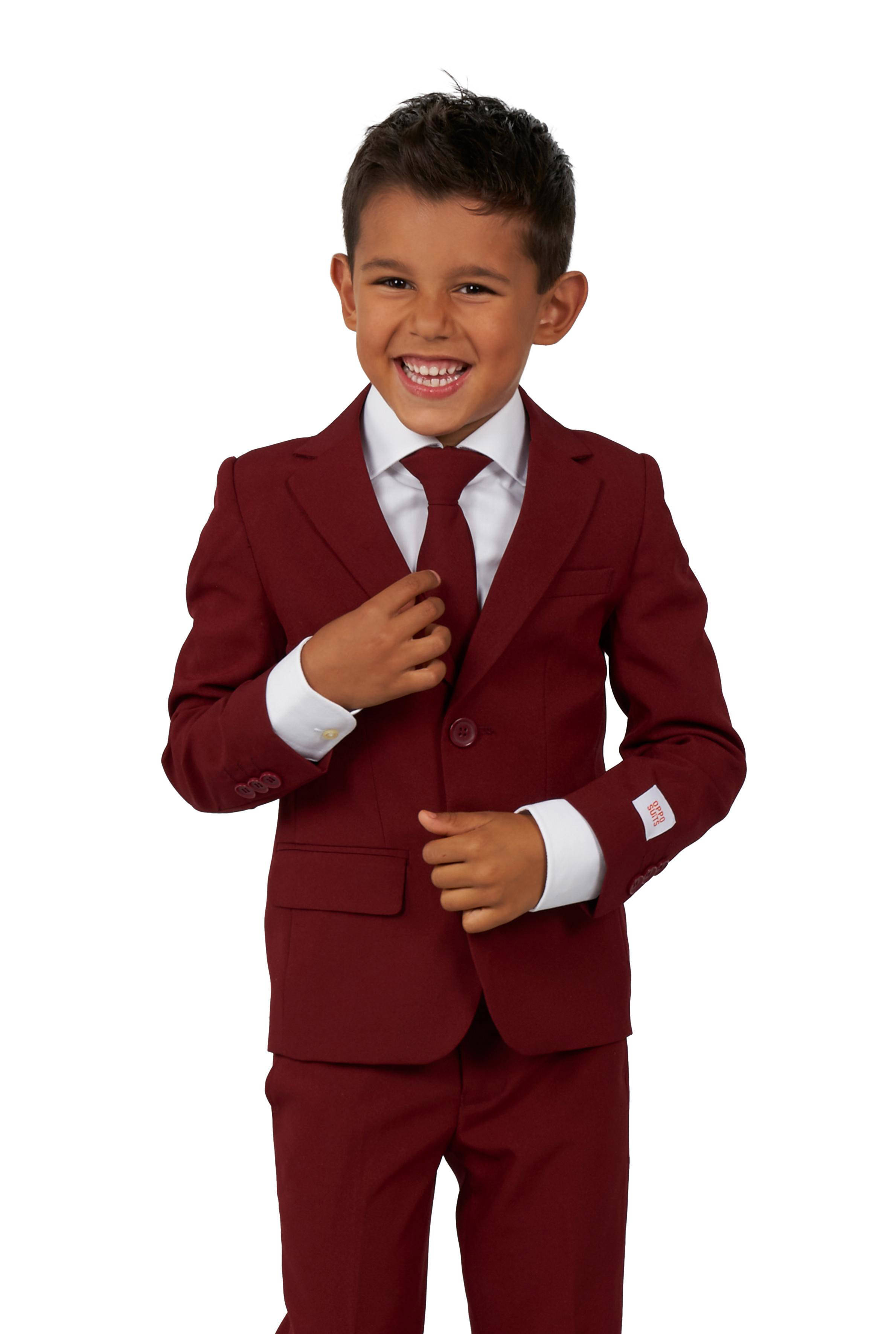 OppoSuits kostuum wijn rood