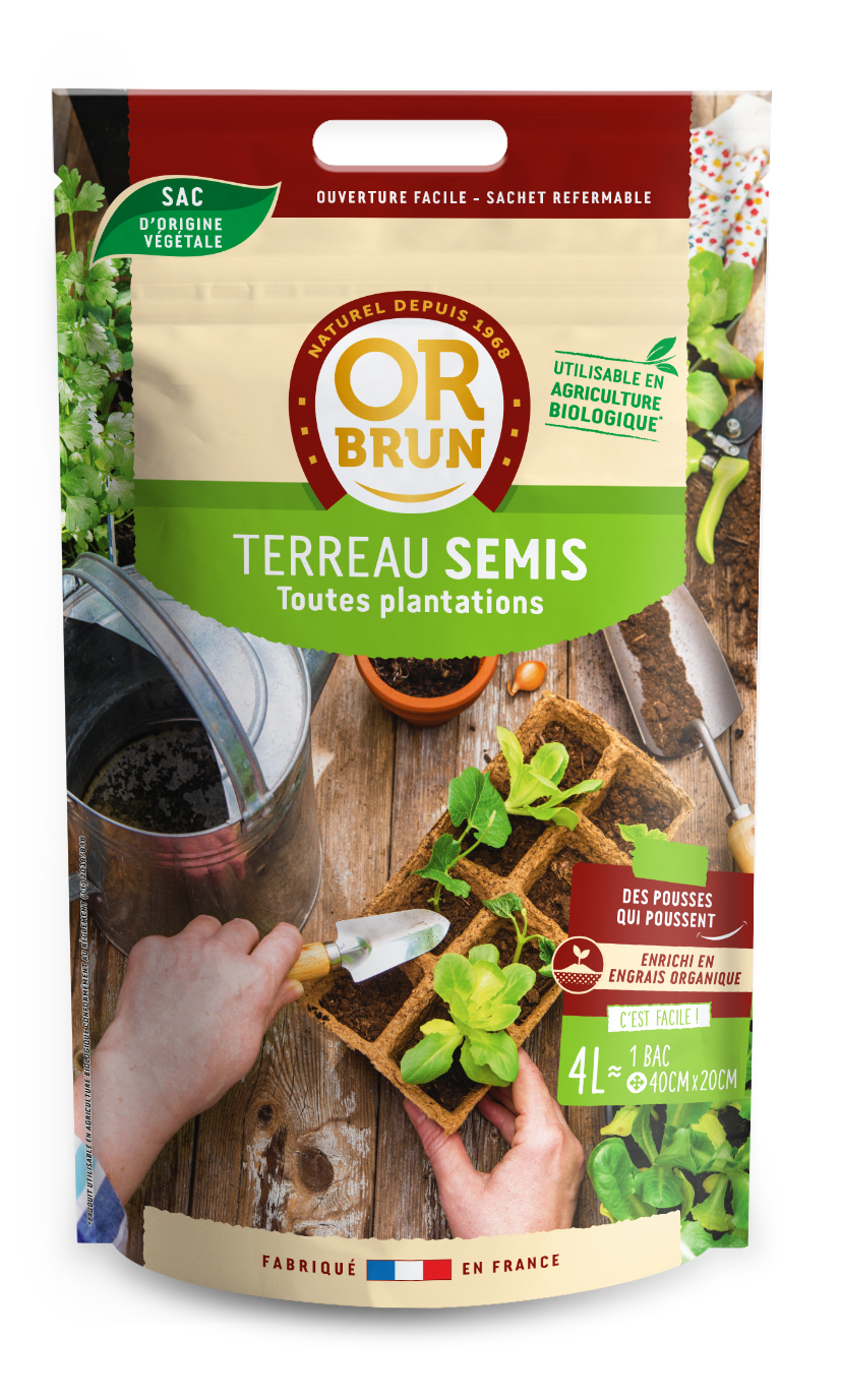 Obrtsem4 |terreau semis| 4l |améliore le drainage