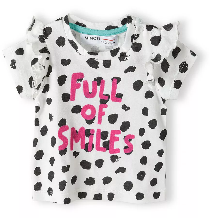 MINOTI T-Shirt und Leggings im Set CremeweißSchwarz