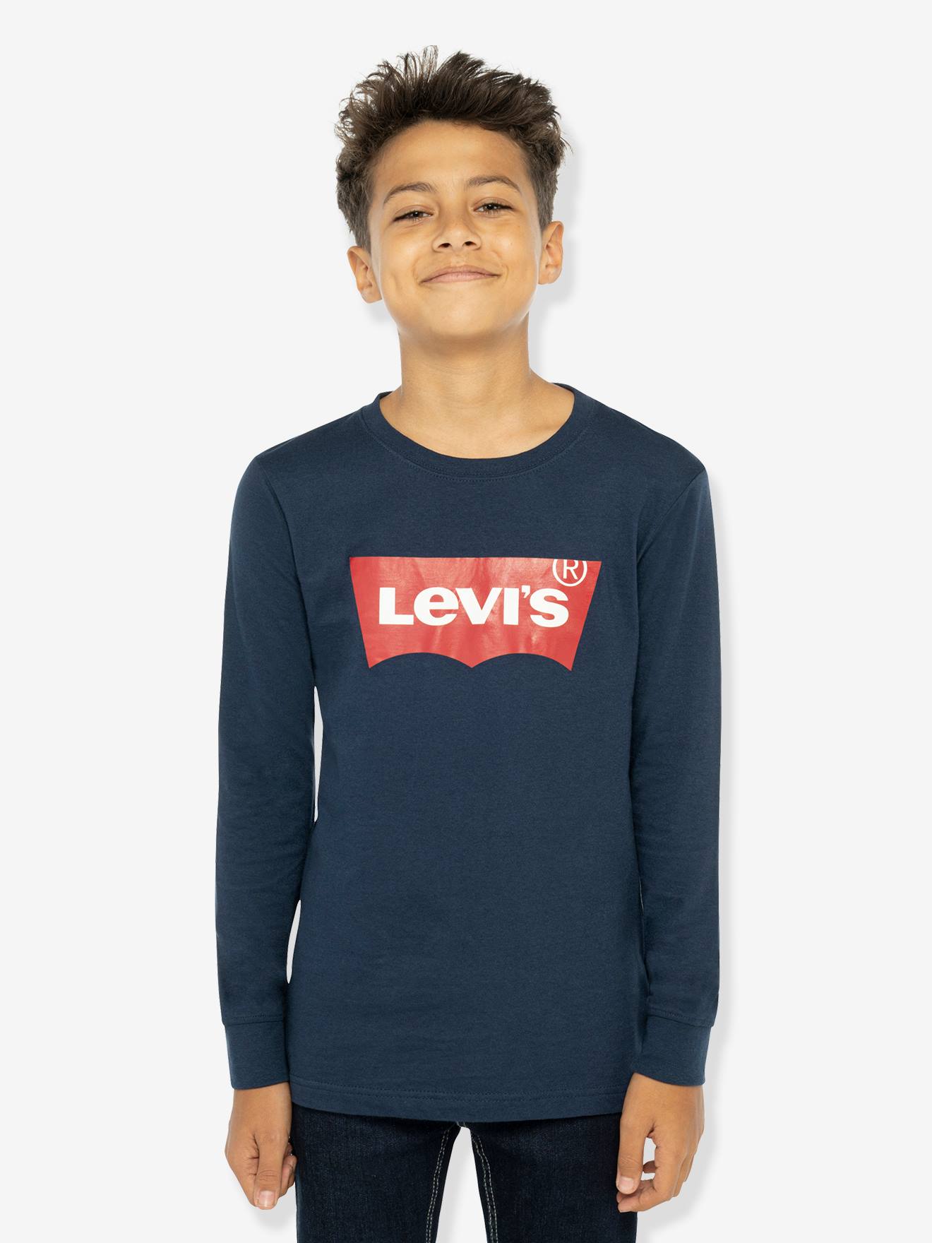 Camiseta Levi's® Azul Marinho com Mangas Morcego