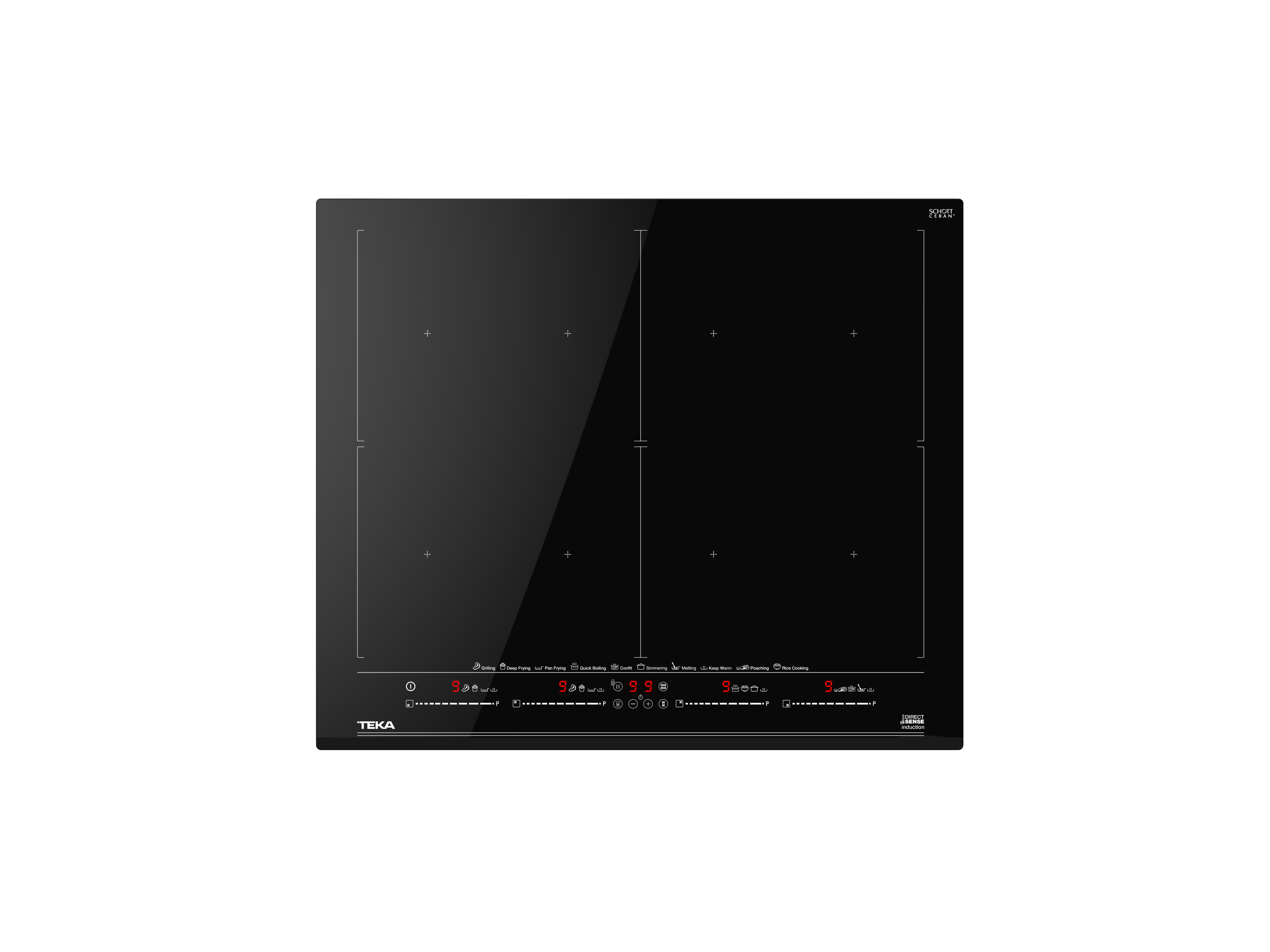 PLACA DE INDUÇÃO TEKA IZF 68700 MST PRETA 60CM FULL FLEX