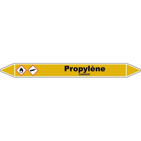 Marqueur Tuyauterie - Propylène Vinyle Laminé - NFX 08-105