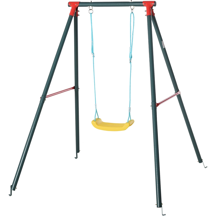 Outsunny Kinderschaukel höhenverstellbar bunt