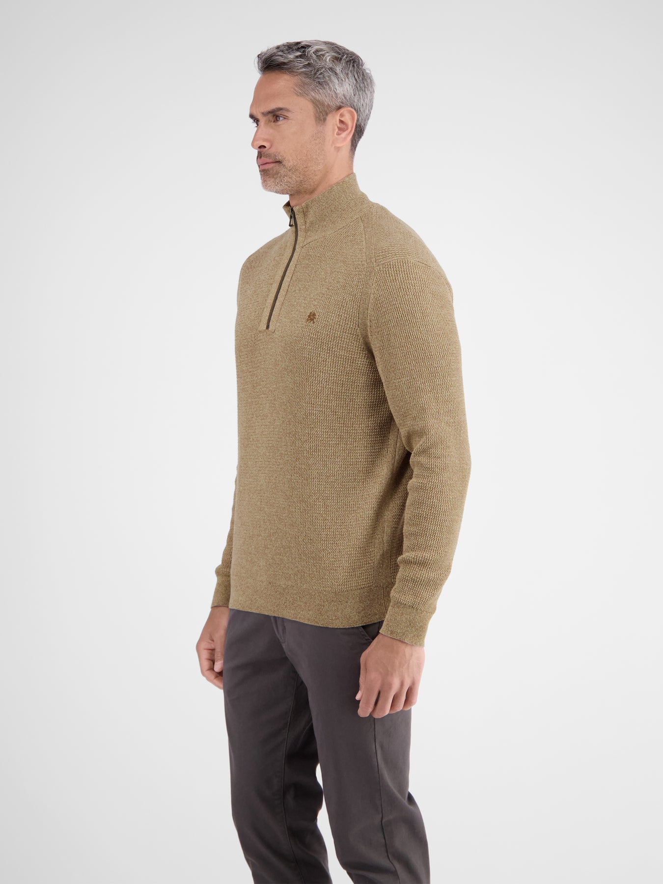 Herren Stricktroyer in Melange-Optik