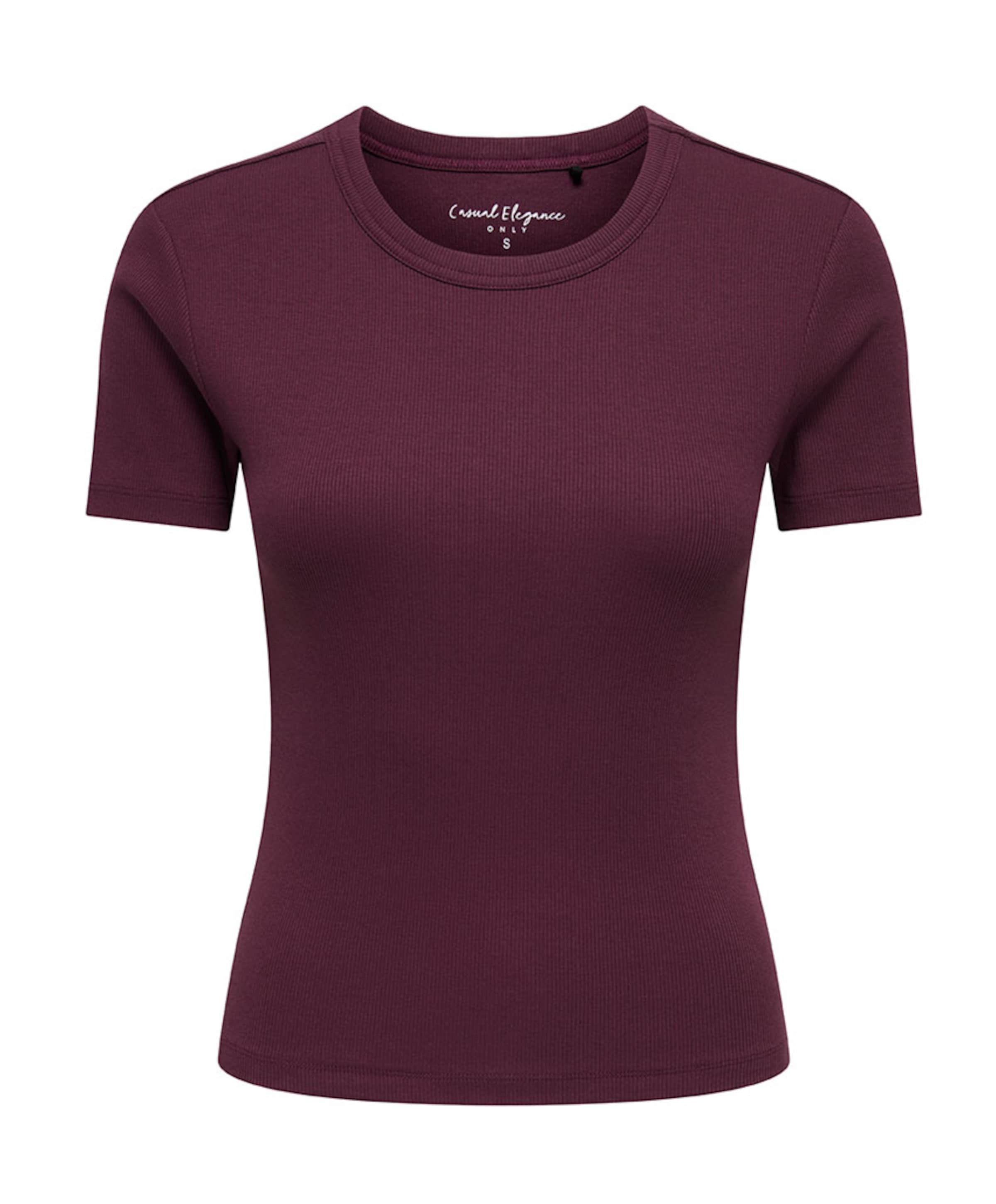 Only Dames T-shirt bordeaux