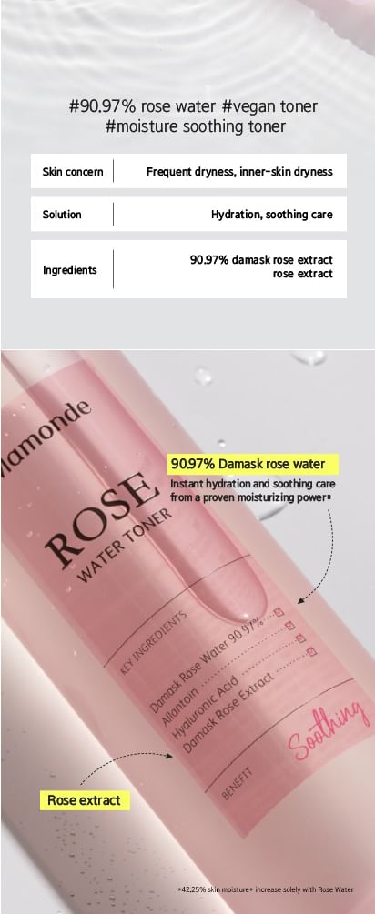 MAMONDE - Rozenwater Toner