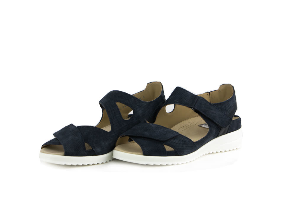 Durea Sandaal Donkerblauw H-leest