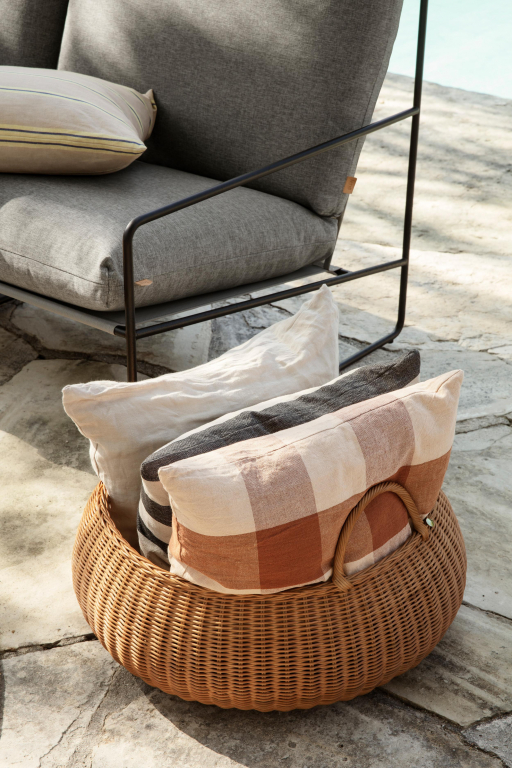 Ferm Living Braided opbergmand low