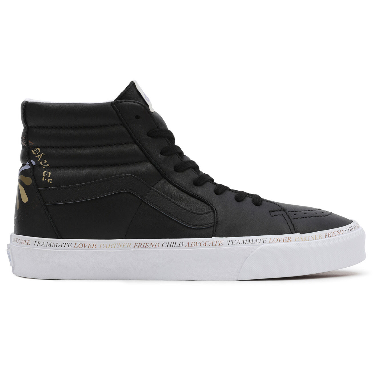 Vans Sneakers en Cuir SK8-Hi noires