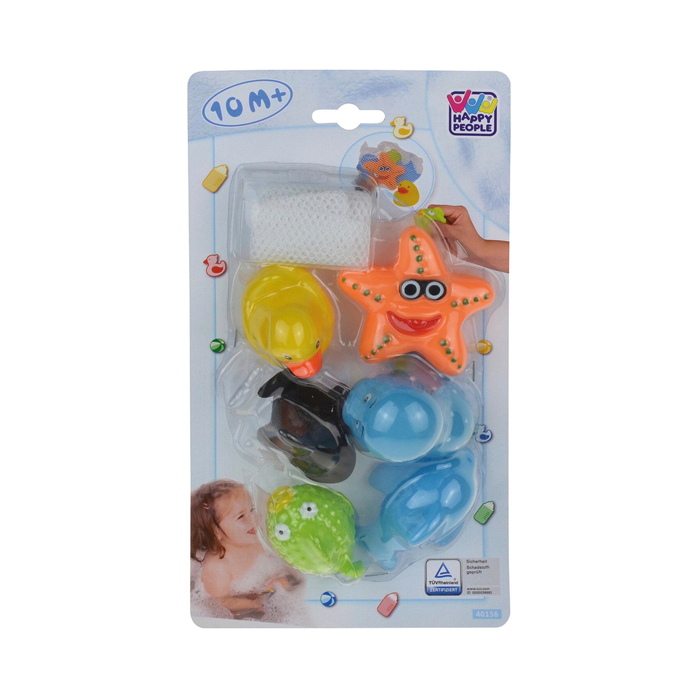 Happy People Badespielzeug Kleine Badefreunde, 7-teilig