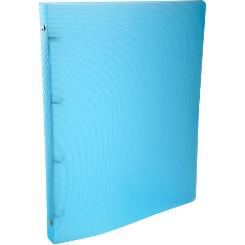 Classeur 4 anneaux plastifié Exacompta Linicolor A4 - Dos 2 cm couleurs assorties