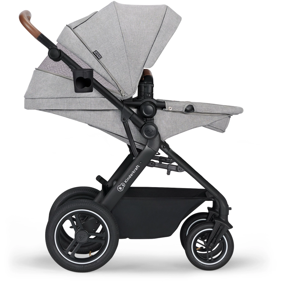 Kinderkraft Kinderwagen B Tour 3 in 1 Mink Pro Light Grey
