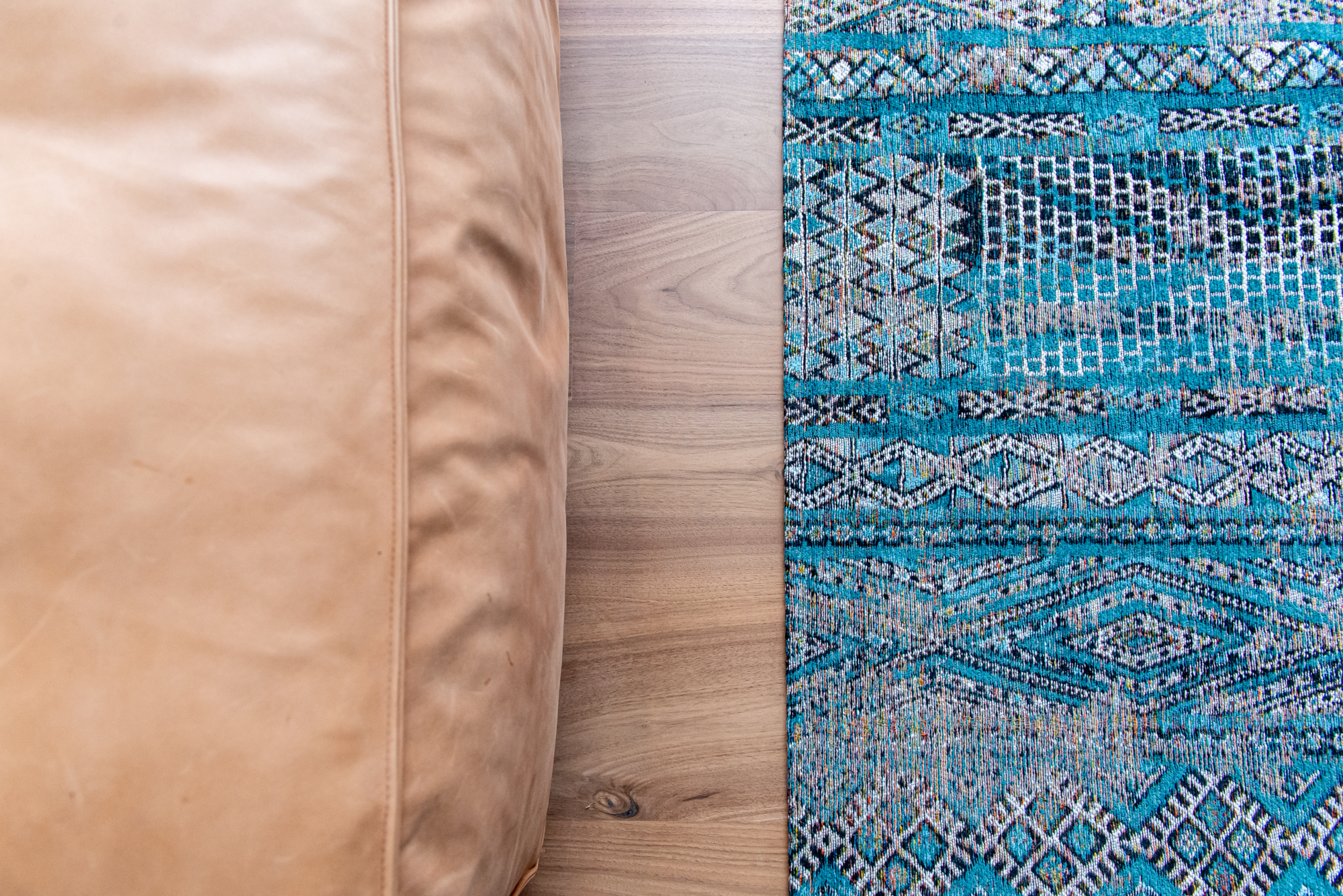 Ecorugs vloerkleed Kilim blauw 240x340 cm