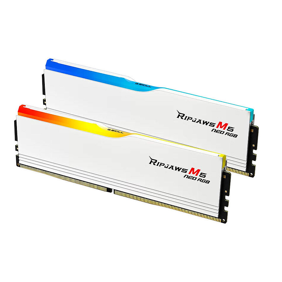 G.Skill Ripjaws M5 Neo RGB White - 2 x 16 Go (32 Go) - DDR5 6000 MHz - CL36