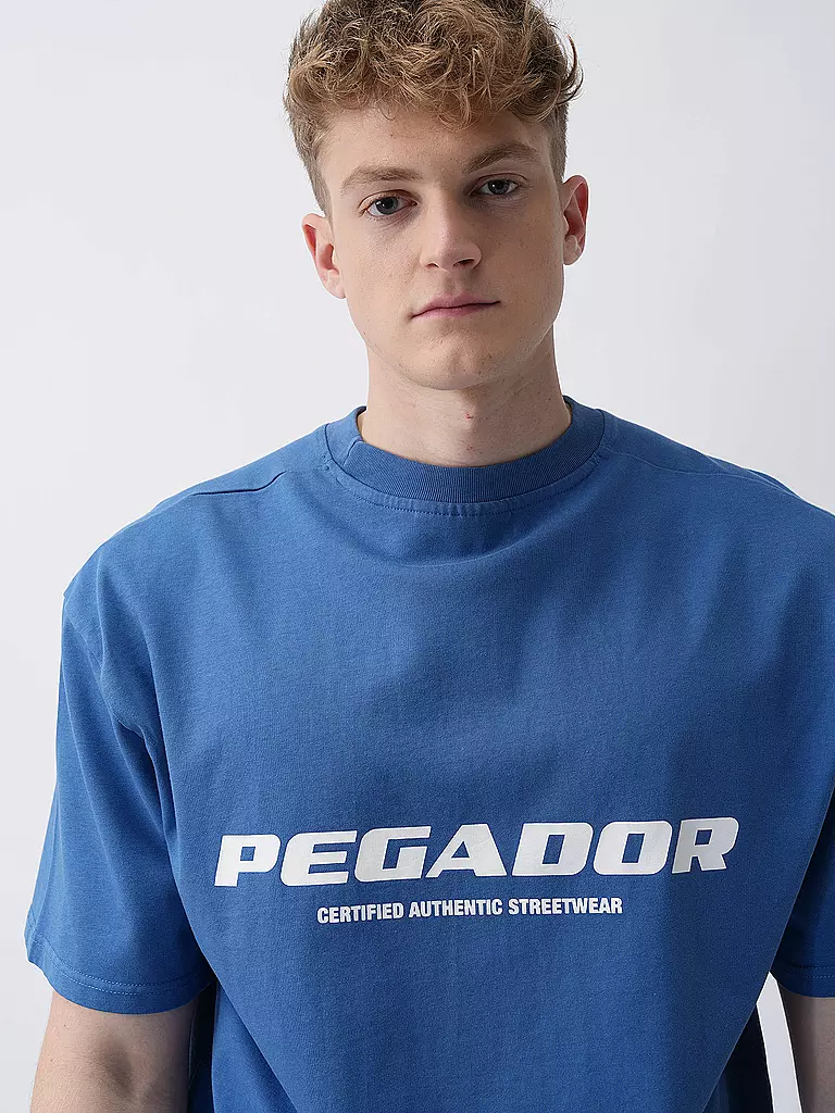 PEGADOR T-Shirt  blau