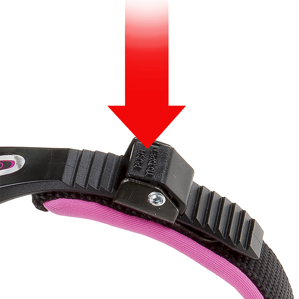 Collier ergonomique pour chiens ergofluo c25/60 avec rembourrage et fermeture à micro-régulation