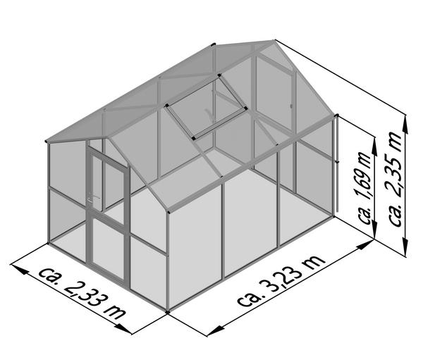 KGT Gewächshaus Aptasia III, ESG/HKP