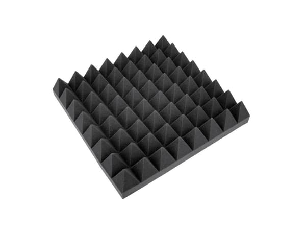 Omnitronic akustisk skumpyramide 100 mm, 50x50 cm (8070265T)