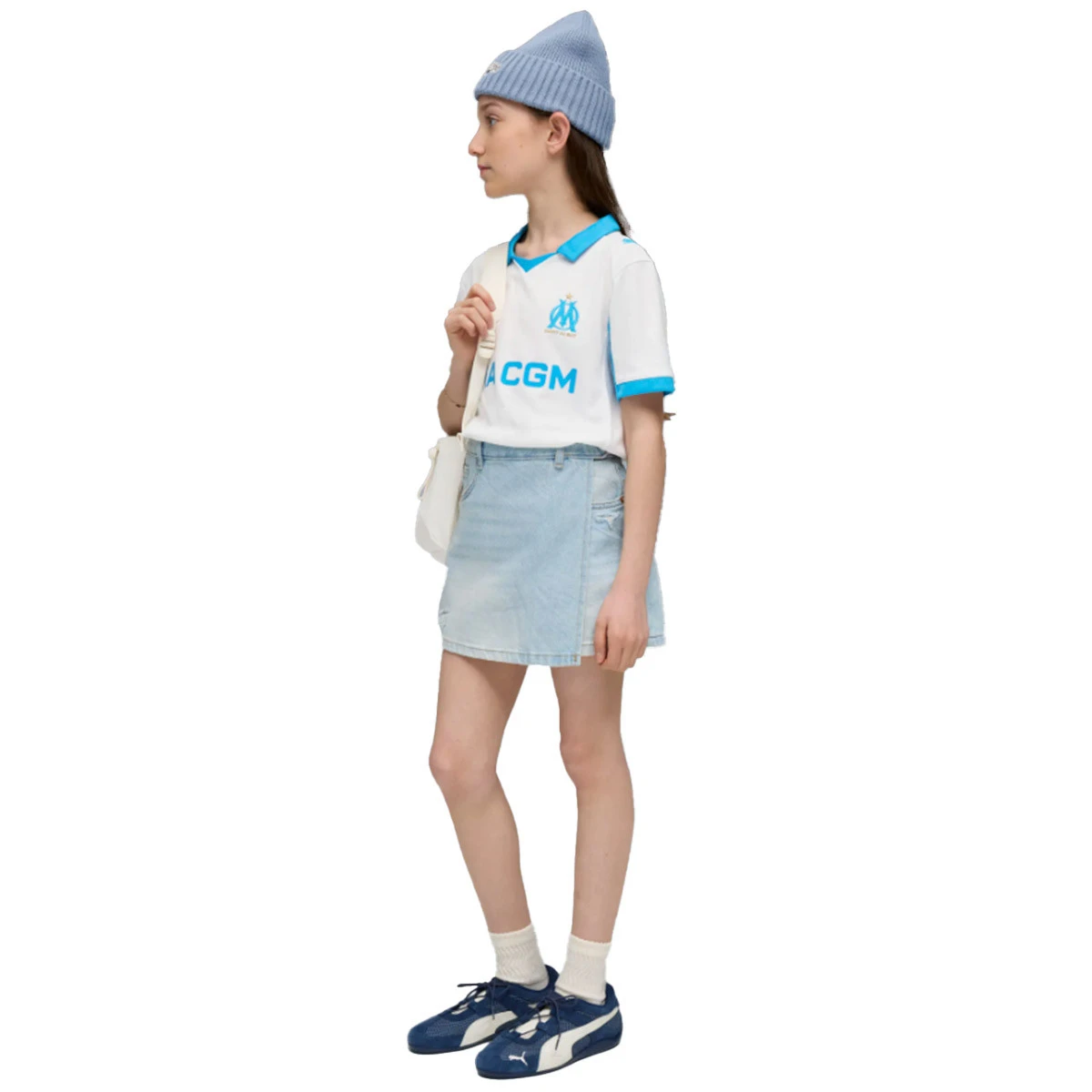 Camisola Puma Olympique Marselha Primeiro Equipamento 2025-2026 Criança
