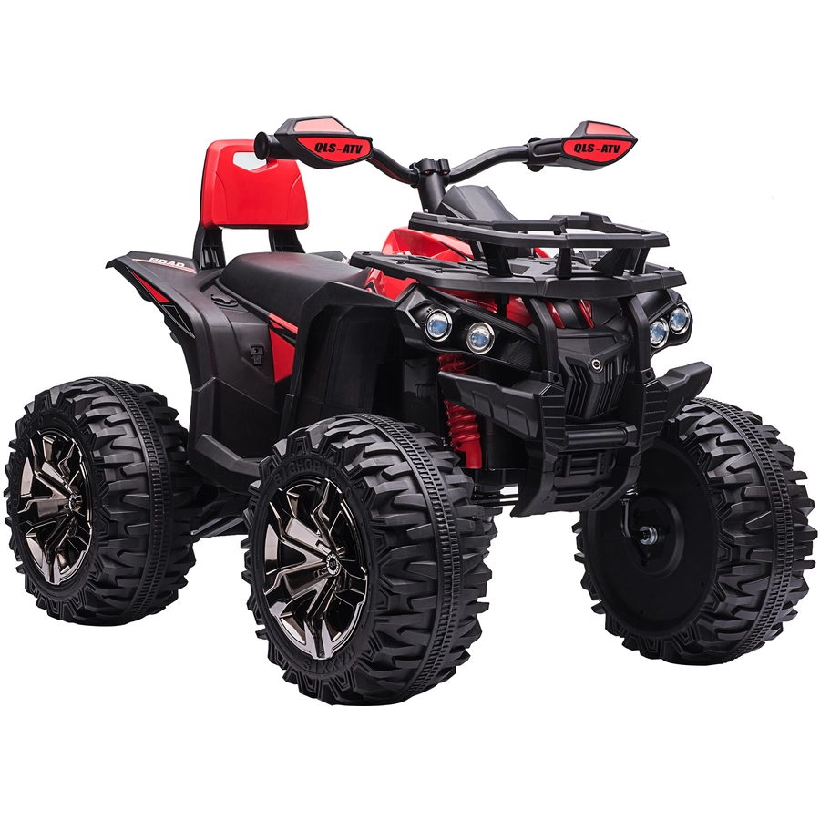 HOMCOM Elekto-Quad mit MP3-Musikplayer rot