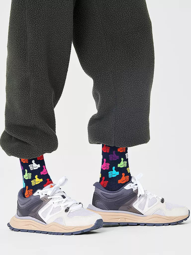 HAPPY SOCKS Damen Socken THUMBS UP 36-40 navy dunkelblau