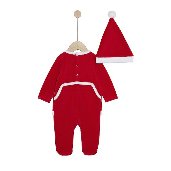 Pyjama + Bonnet de Noël   Rouge        de               P'tit bisou