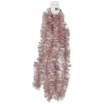 Christmas Goods guirlande 270 cm poederroze