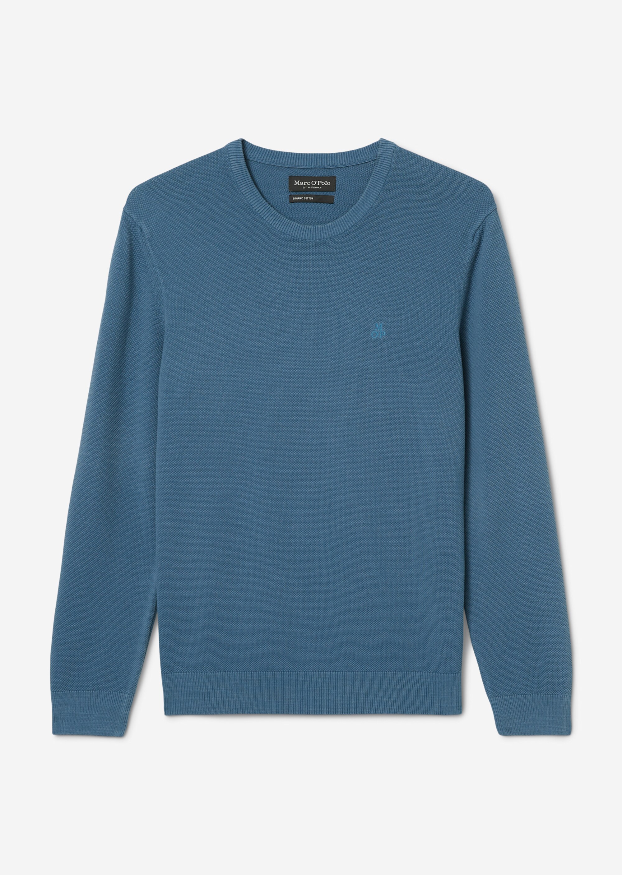Pullover regular mit feiner Piqué-Struktur