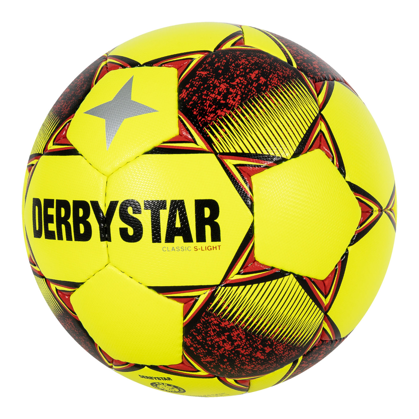 Derbystar Classic Super Light II Kunstgras Voetbal Maat 5 Geel Rood Zwart