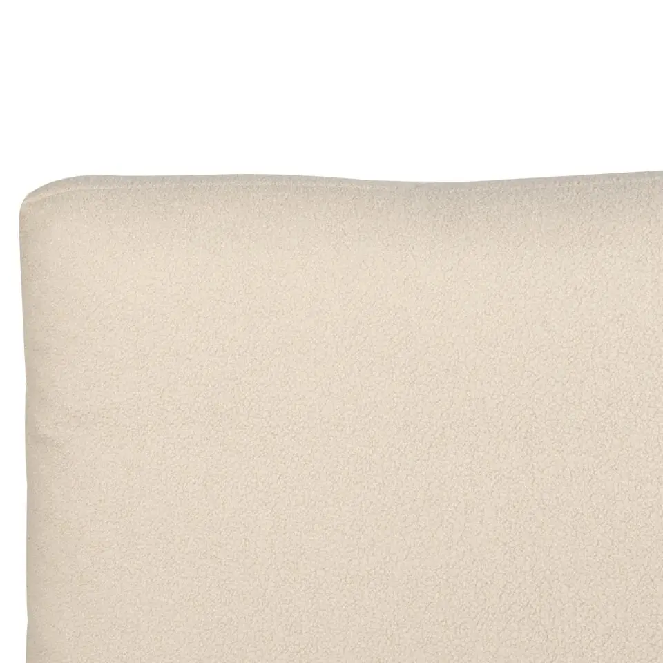 MELLE - Tweepersoonsbed - Beige - 160 x 200 cm - Bouclé