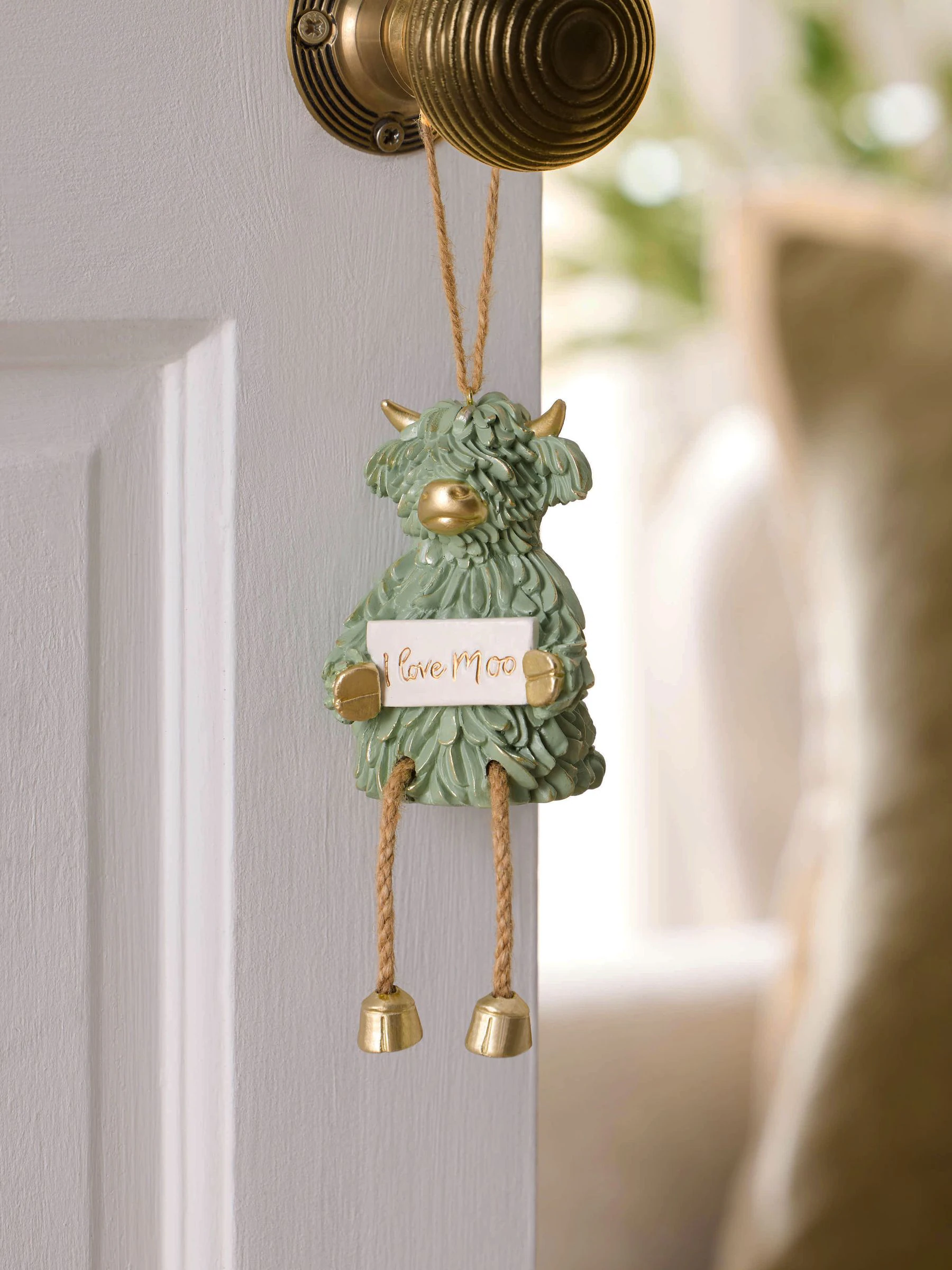 Hamish The Highland Cow I Love Moo hangdecoratie