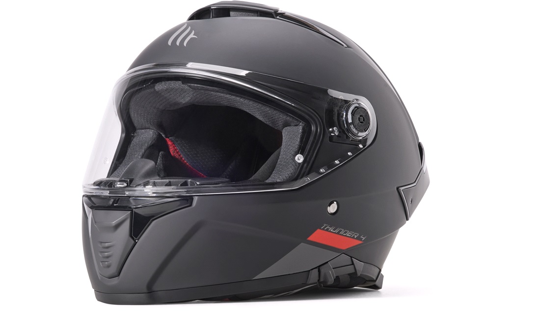 Styrthjelm fullface MT Thunder 4 SV matsort str. L