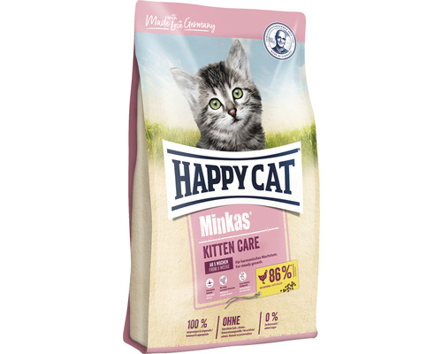 HAPPY CAT droog kattenvoer Minkas Kitten Pluimvee 500g