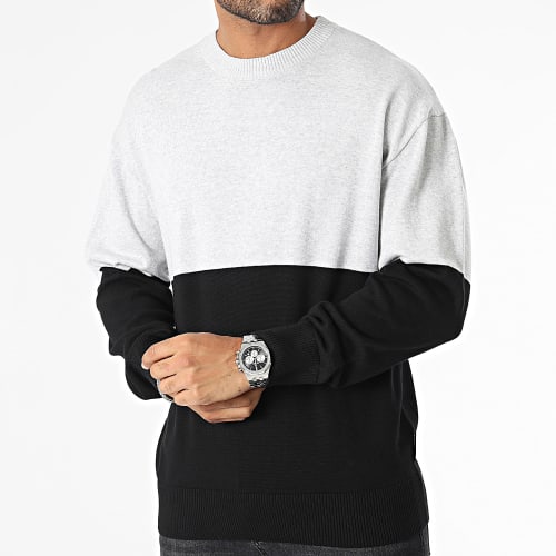 Pull 1038270-XX-12 Gris Chiné Noir