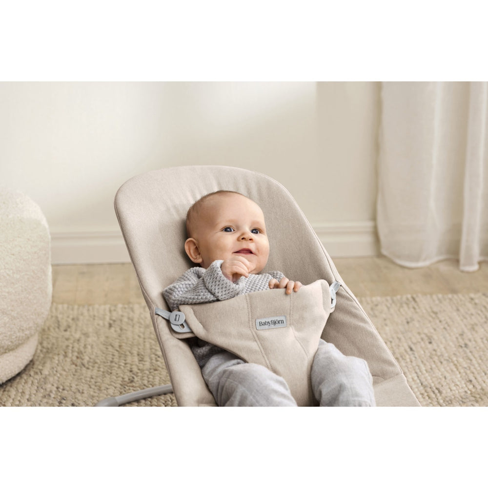 Køb BabyBjörn Light Beige Skråstol Bliss - Vævet Mélange