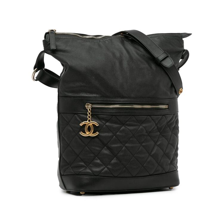 Chanel Vintage Chanel Crossbody Bag Black