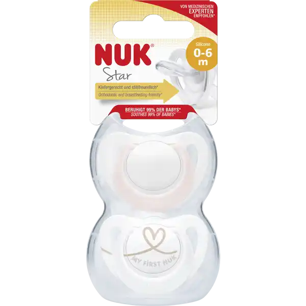 Star Silikon-Schnuller 0-6 Monate