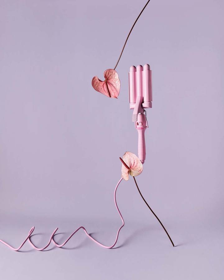 Mermade Hair Mini Waver Pink 25mm