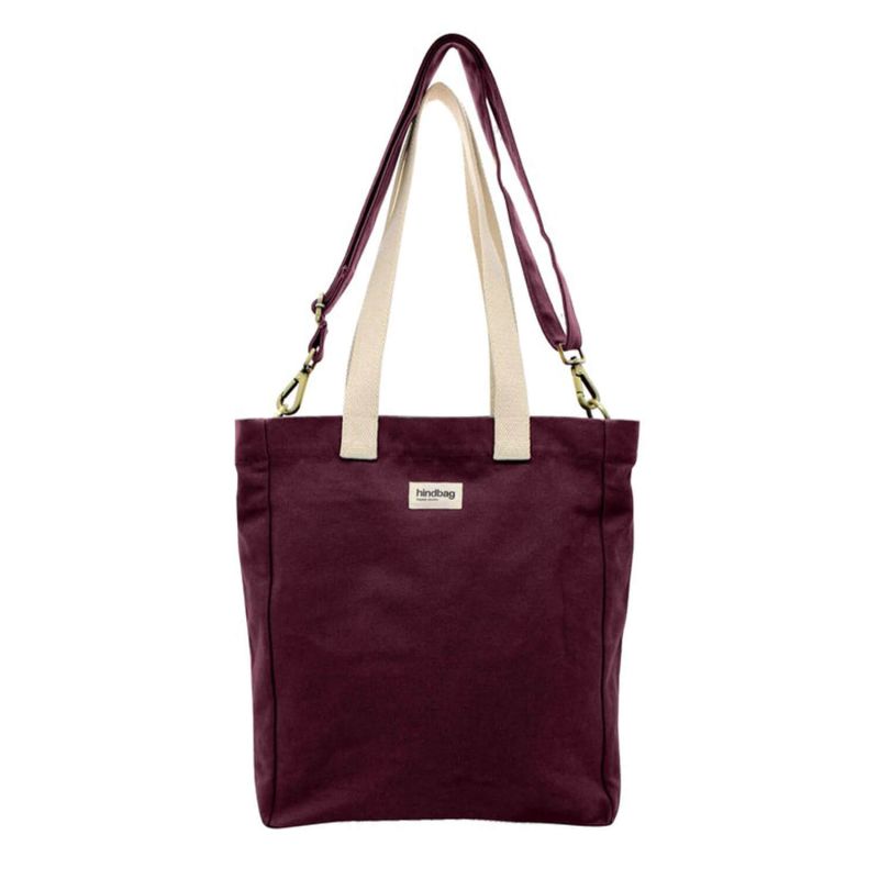 Sac shopping Paul 38cm Prune