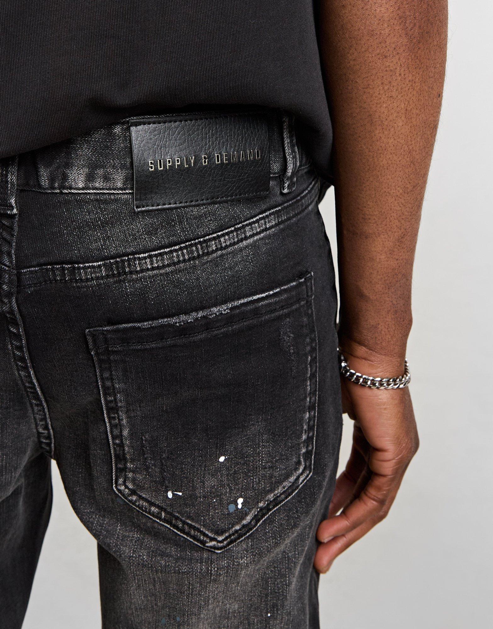 Supply & Demand Jean Rhinestone Homme