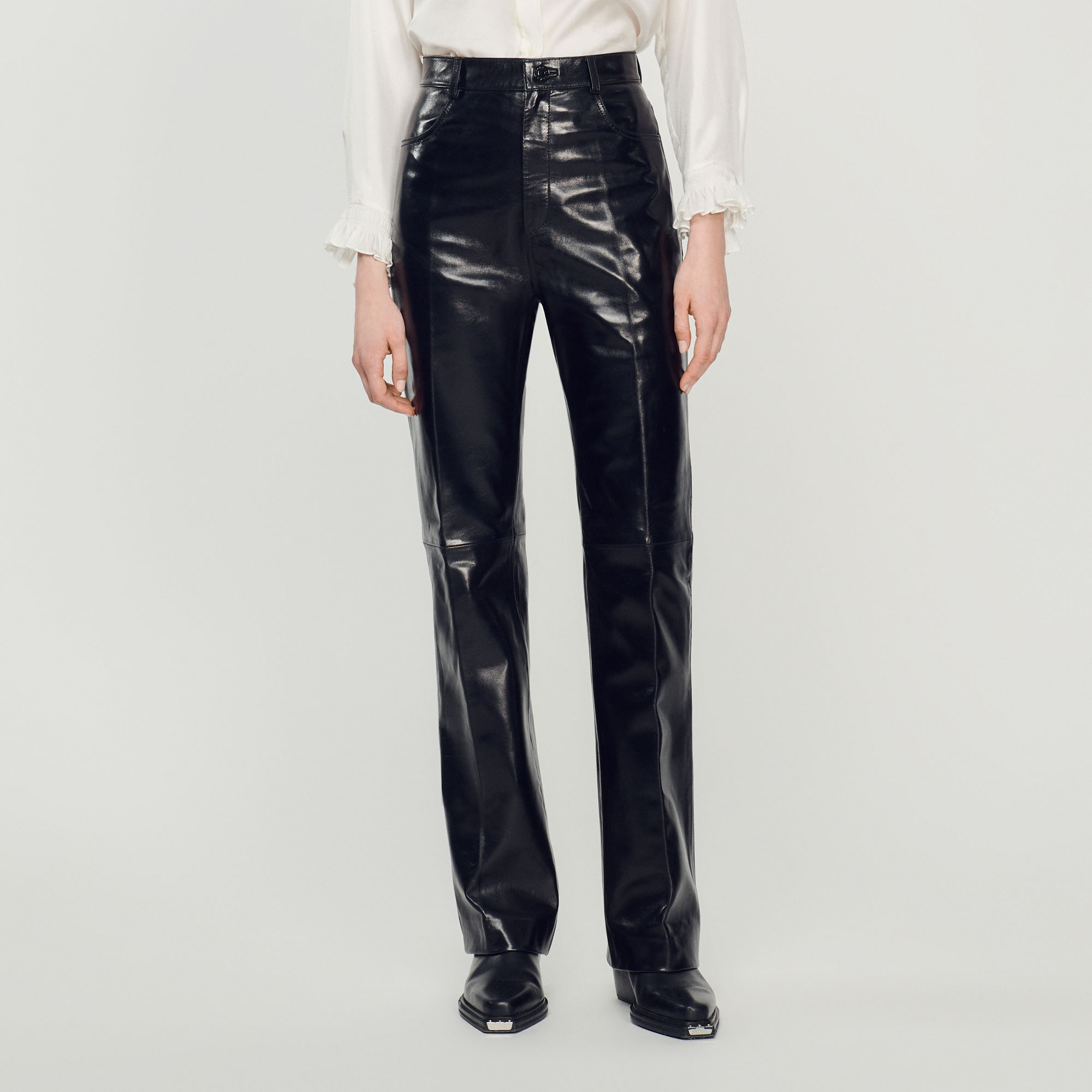 Pantalon en cuir