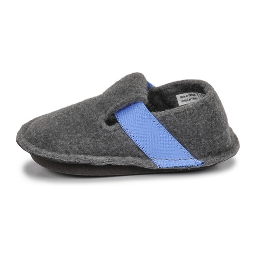 Crocs - CLASSIC SLIPPER K - Gris / Bleu