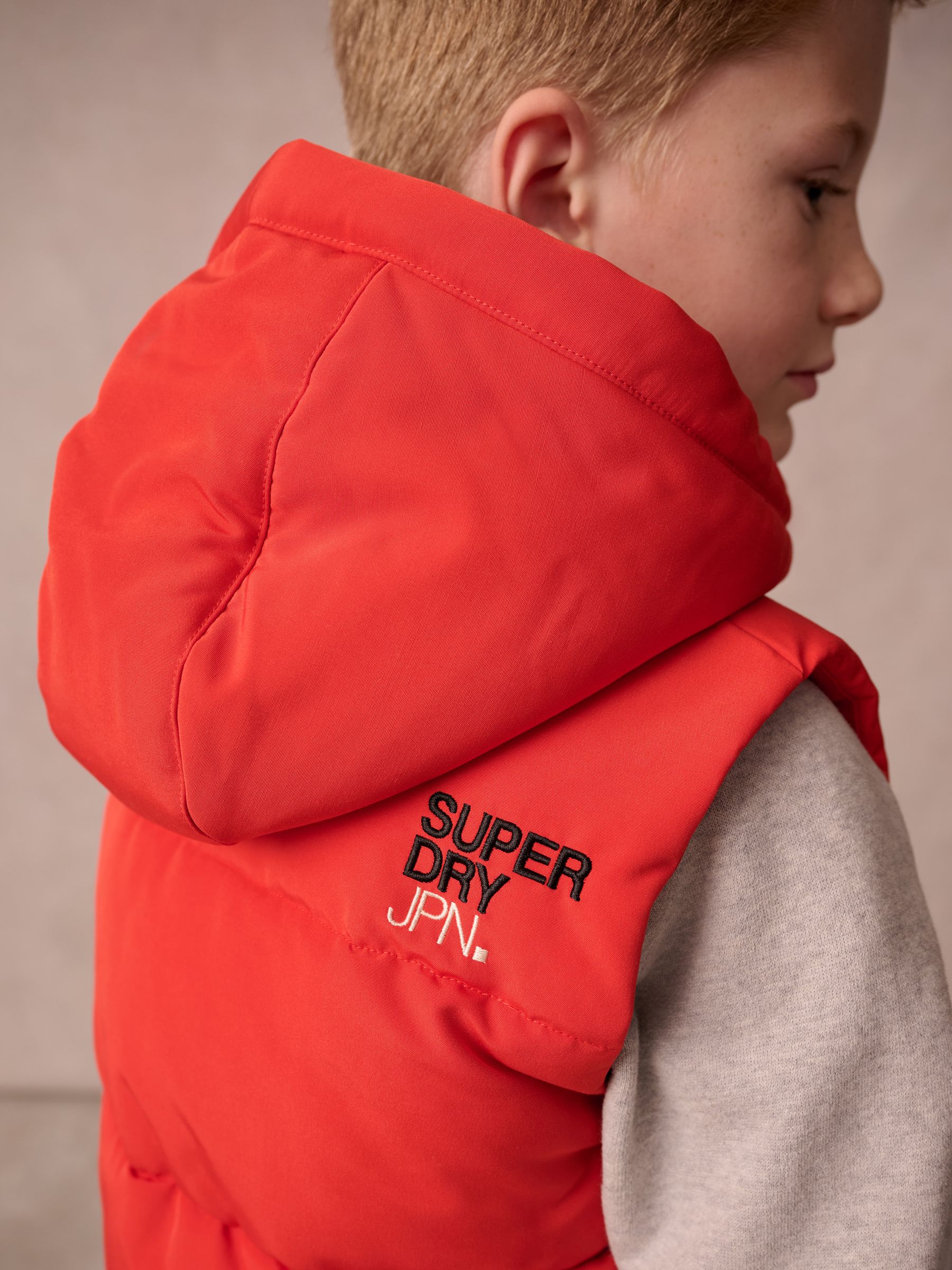 Oranje - Superdry - Everest - Gewatteerde bodywarmer