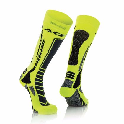 Chaussettes MX Acerbis MX-PRO - NOIR / JAUNE FLUO - - Noir / Jaune