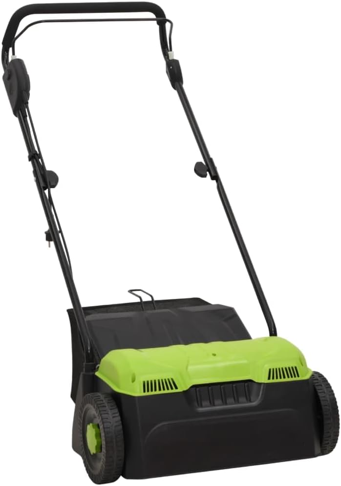 vidaXL 2-in-1 Elektro Rasenlüfter, Vertikutierer Variable Arbeitstiefe, Rasenvertikutierer 36cm Arbeitsbreite, Rasenbelüfter Kombi Gerät Rasenpflege, 1500 W