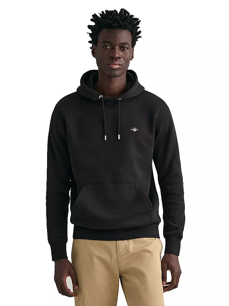 GANT Kapuzensweater - Hoodie schwarz
